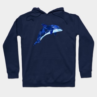 Geometric Dolphin Hoodie